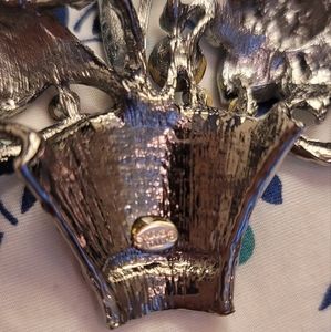 Kirks Folly, Large, Pin, Brooch, Blue Flower Bakset